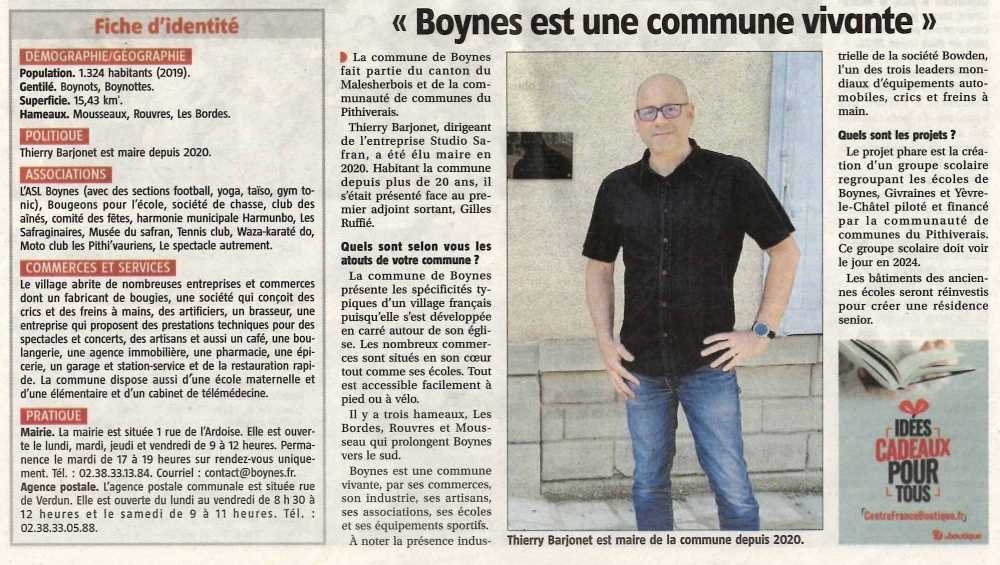  - Commune de Boynes