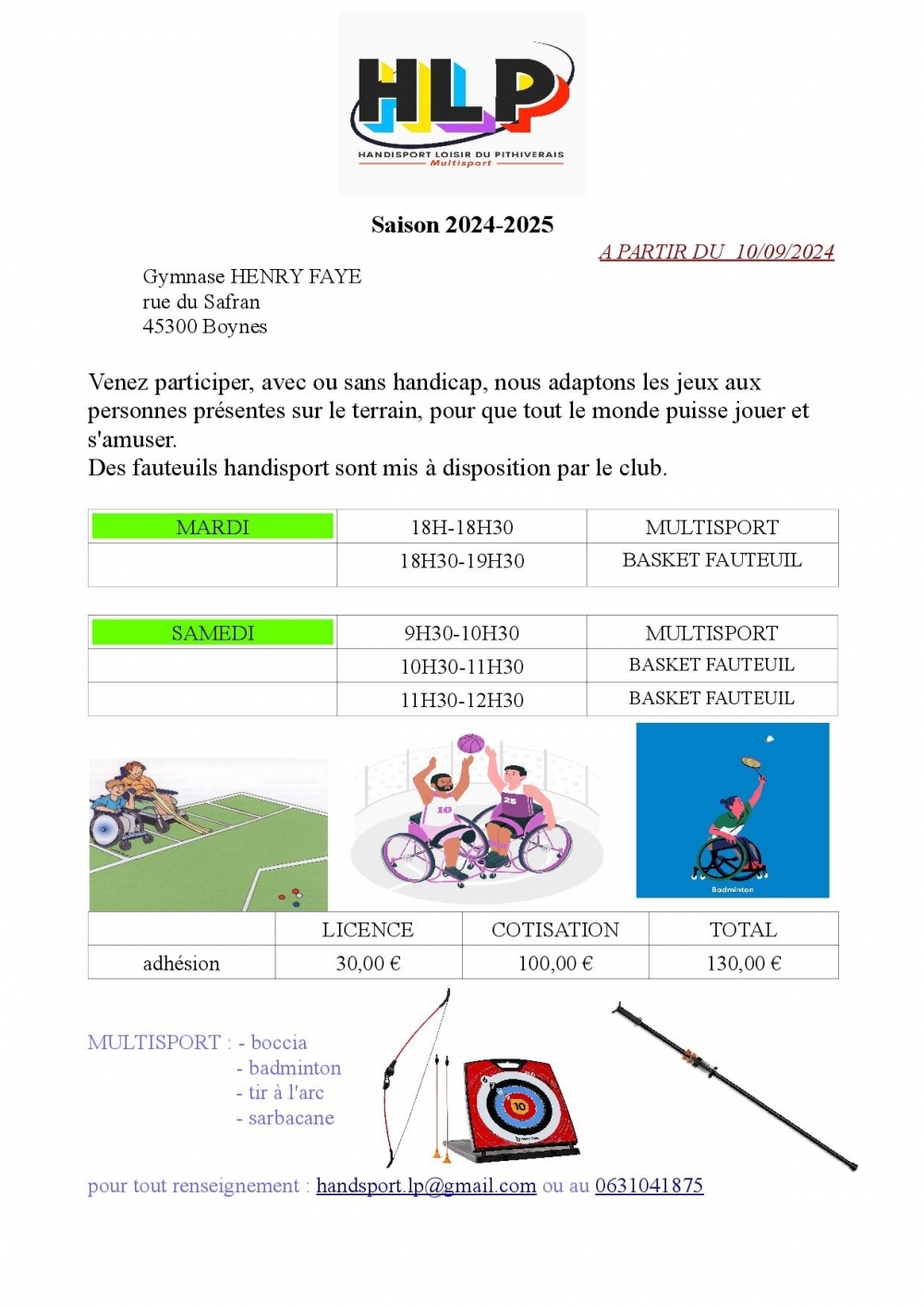 Inscriptions - Commune de Boynes