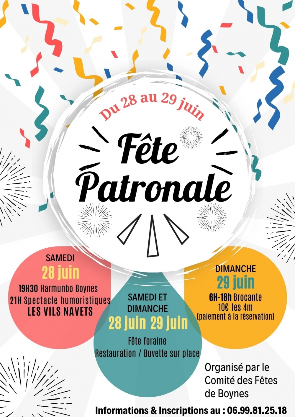 Fête patronale - Commune de Boynes
