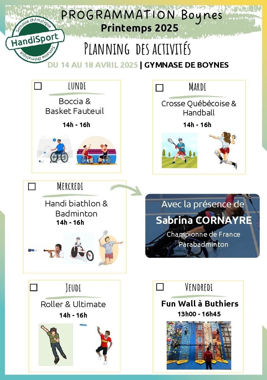 Programme - Commune de Boynes
