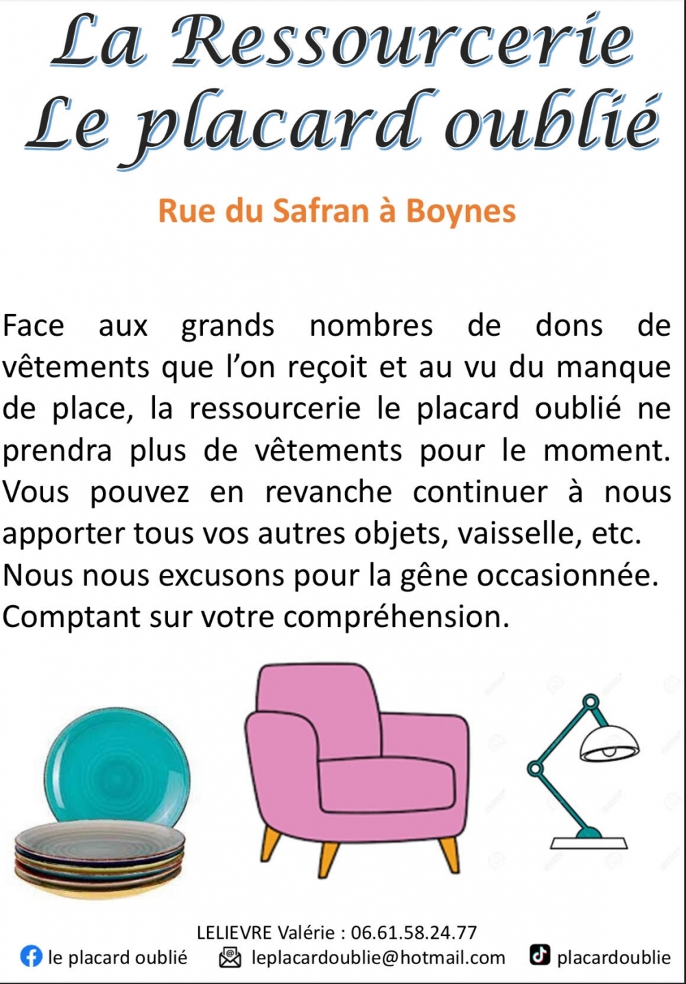La Ressourcerie, rue du Safran - Commune de Boynes