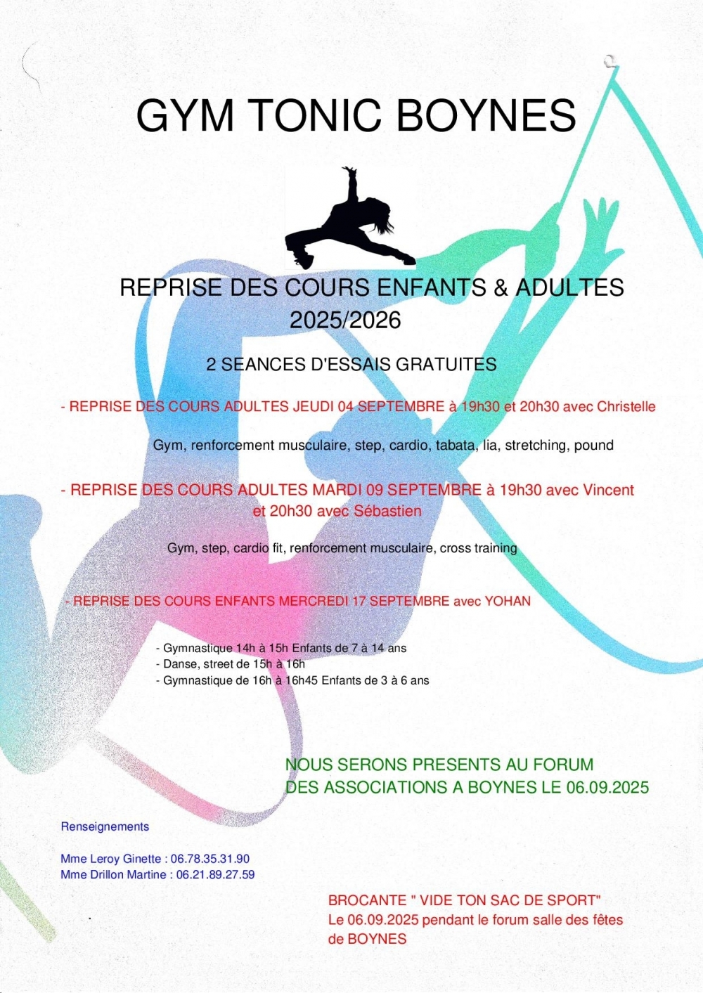 Reprise des cours - Commune de Boynes