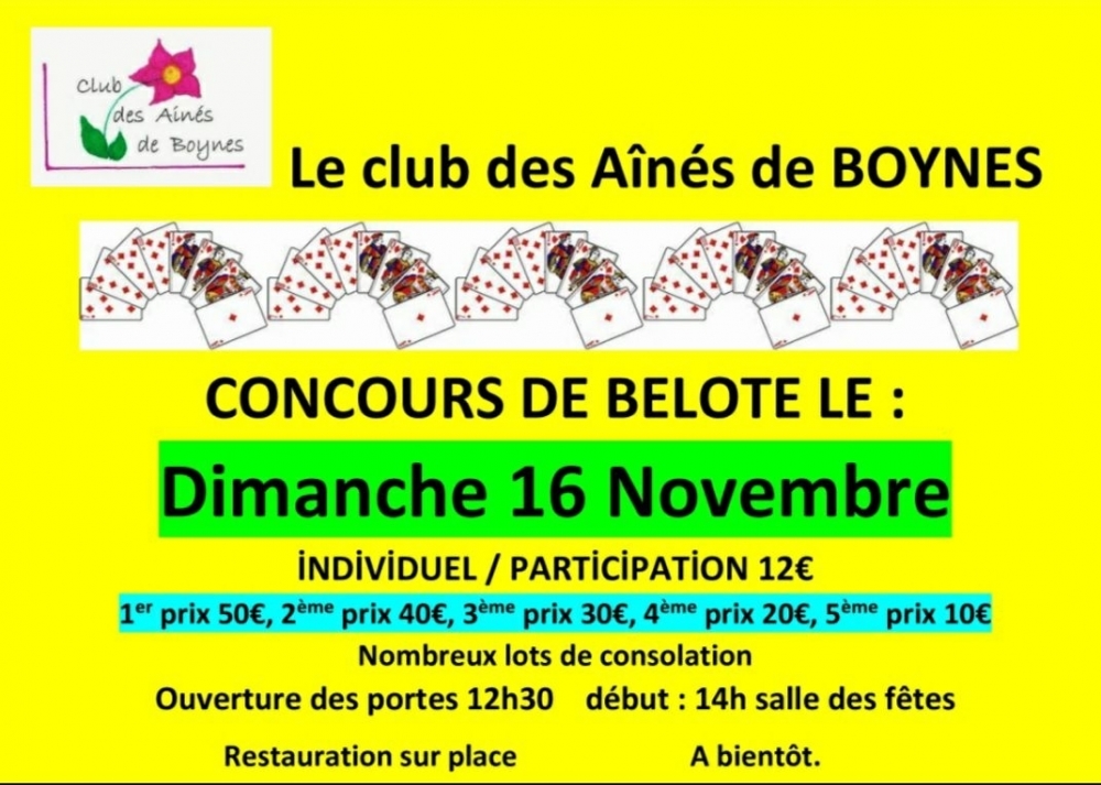 Belote - Commune de Boynes