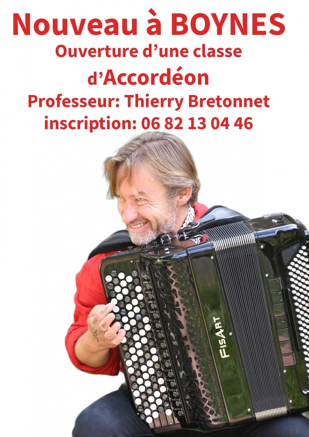 cours d'accordéon - Commune de Boynes