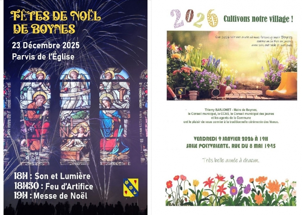 Fête de Noël et vœux du Maire - Commune de Boynes