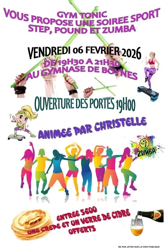 Soirée sport - Commune de Boynes