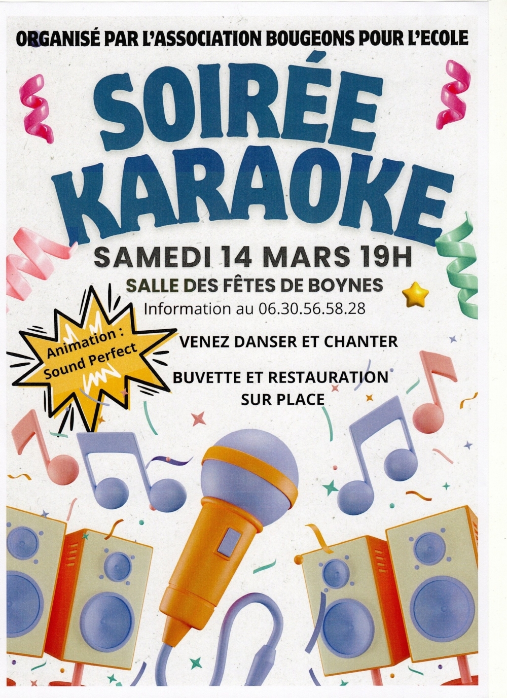 Soirée karaoké - Commune de Boynes
