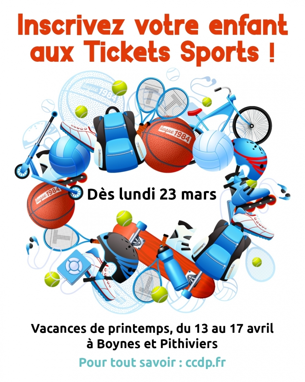 Tickets sports - Commune de Boynes