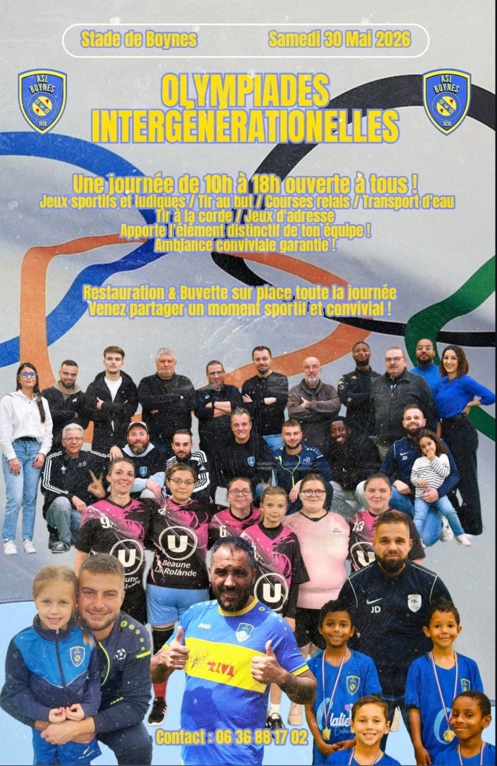 Journée Olympiade - Commune de Boynes