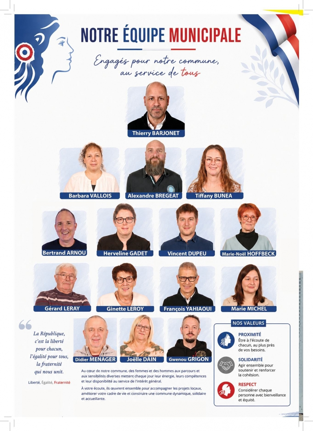 Membres du conseil municipal - Commune de Boynes