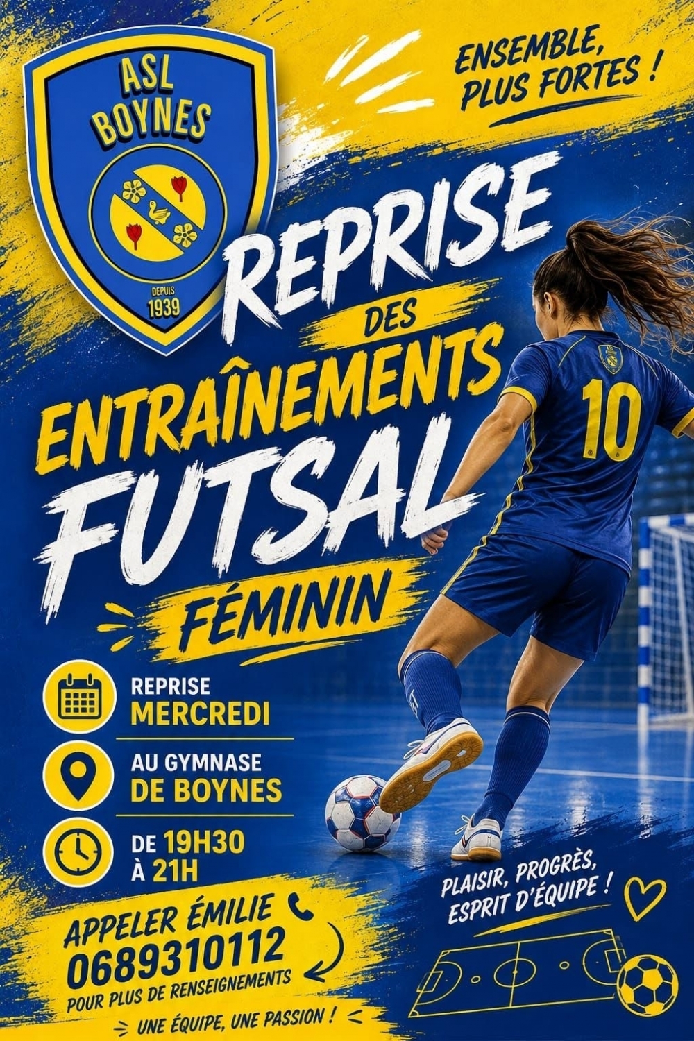 Reprise du Futsal - Commune de Boynes