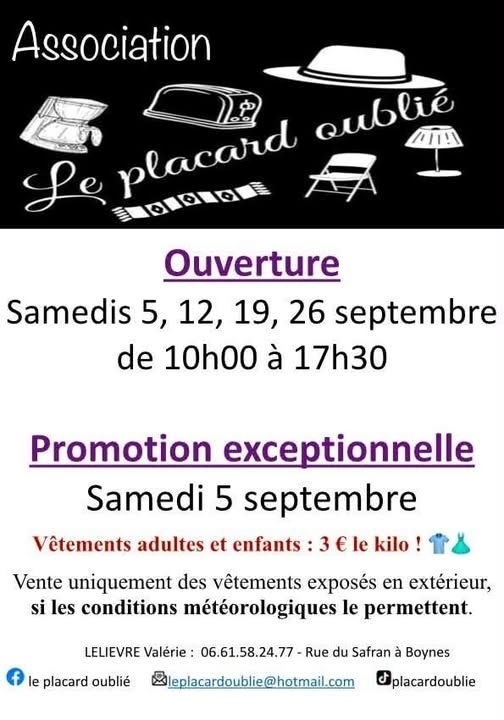 Septembre - Commune de Boynes