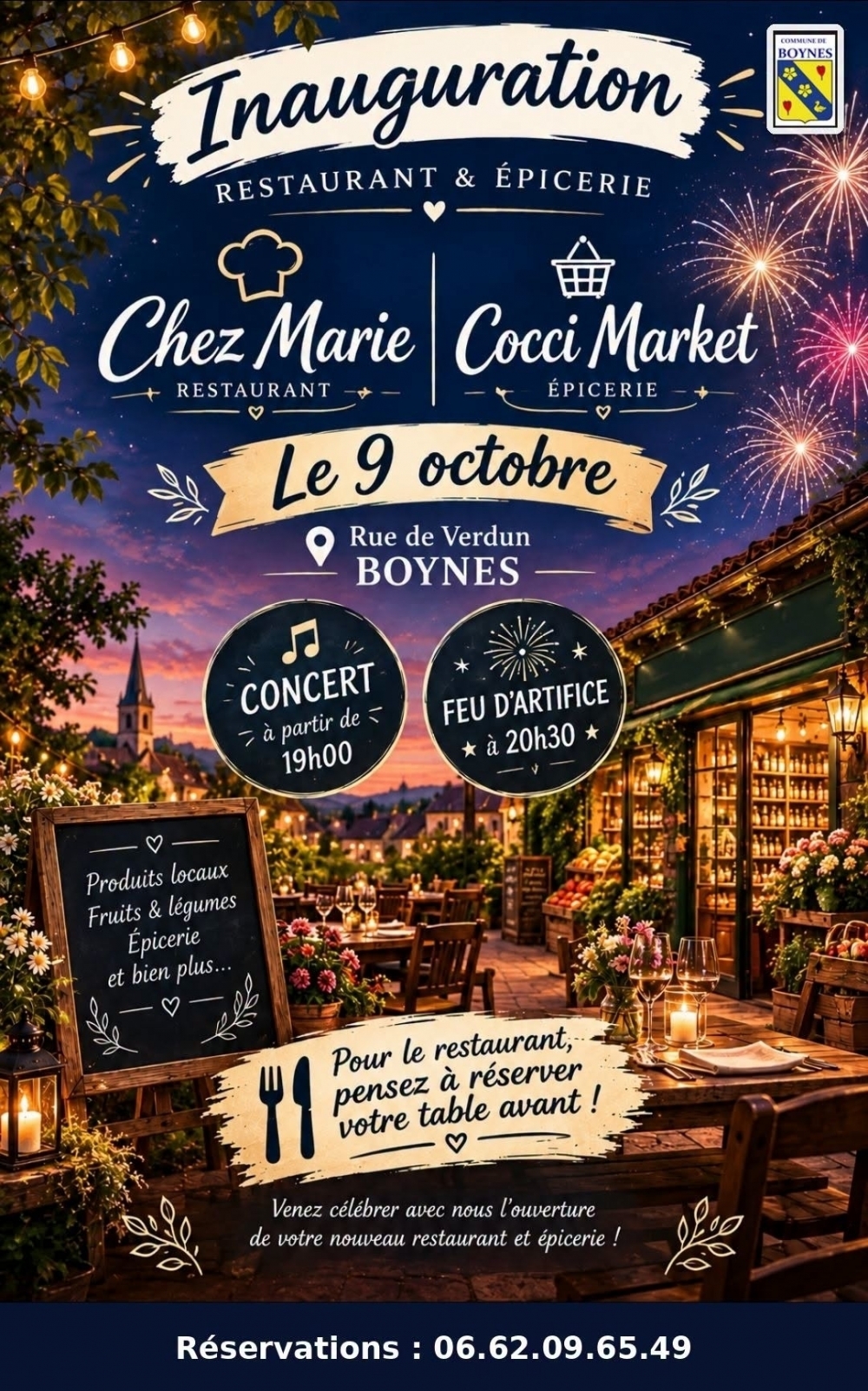 Inauguration - Commune de Boynes